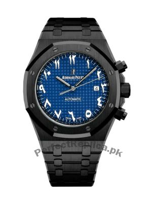 Audemars Piguet Royal Oak 42mm Black PVD Blue Dial Watch Price in Pakistan
