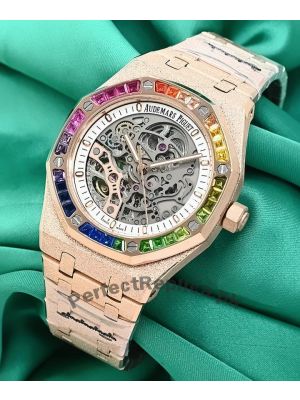 Audemars Piguet Royal Oak Skeleton Frosted Watch Price in Pakistan