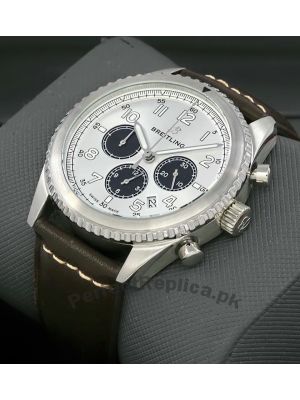 Breitling Aviator 8 Brown Straps Chronograph Watch Price in Pakistan