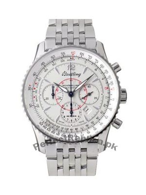 Breitling Montbrillant Chronograph White Dial Watch Price in Pakistan