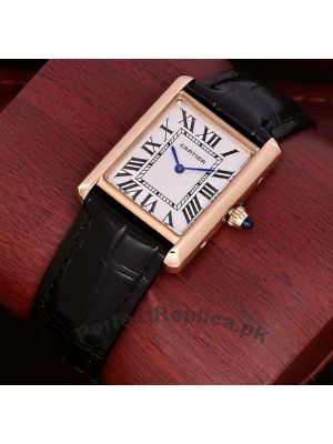 Cartier Tank Solo Leather Straps Ladies Watch Price in Pakistan