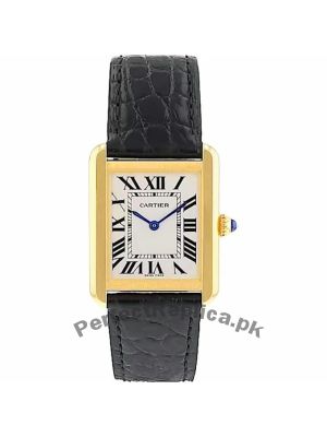 Cartier Tank Solo Leather Straps Watch Price in Pakistan