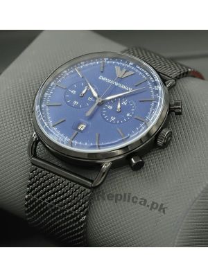 Emporio Armani Aviator Blue Dial Watch Price in Pakistan