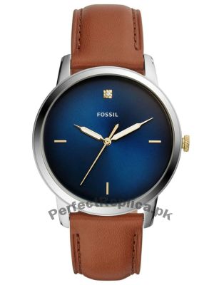 Fossil Minimalist Carbon Series Three-Hand Luggage Leather Watch FS5499   (Same as Original) Price in Pakistan