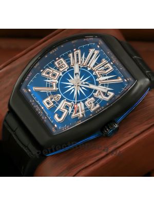 Franck Muller Yachting Collection Blue Dial Black Watch Price in Pakistan