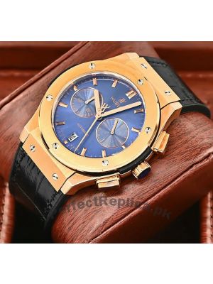 Hublot Classic Fusion Blue Dial Watch Price in Pakistan