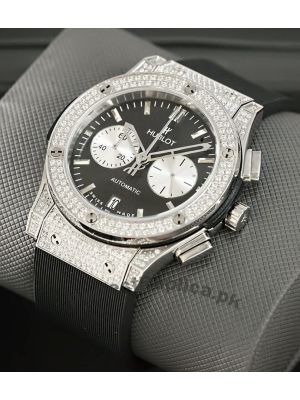 Hublot Classic Fusion Diamond Dial Diamond Bezel Watch Price in Pakistan