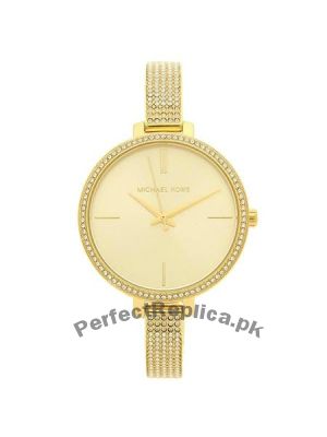 Michael Kors Jaryn Crystal Gold Sunray Dial Ladies Watch Price in Pakistan