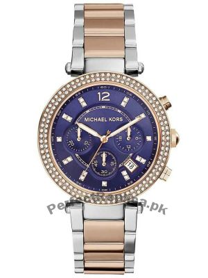 Michael Kors Women's MK6141 Parker Round Two-tone Bracelet Watch Price in Pakistan