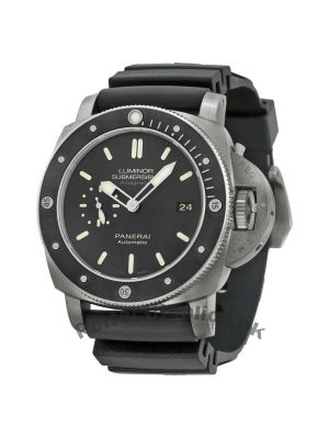 Panerai Luminar Submersible 1950 Amagnetic Black Dial Black Rubber Men's Watch Price in Pakistan