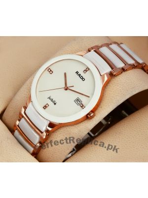 Rado Centrix Jublie White Ceramic Watch Price in Pakistan