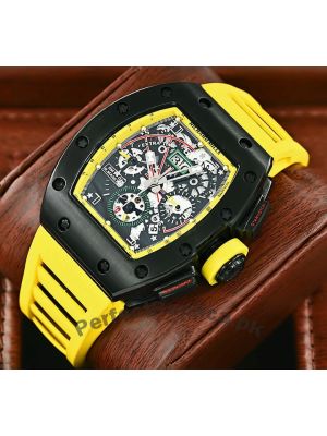 Richard Mille RM 011-01 Roberto Mancini Chronograph Flyback  strap watches in Pakistan