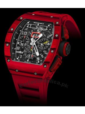 Richard Mille RM 011 Red TPT Quartz Automatic Flyback Chronograph Watch Price in Pakistan