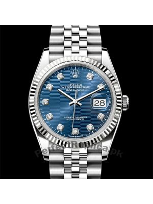 Rolex Datejust 40 Blue Fluted Motif Dial Watch Price in Pakistan
