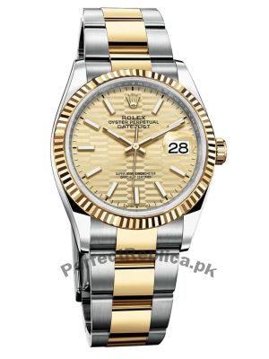 Rolex Datejust 41 Gold Fluted Motif Dial 2021 Watch  (2021) Price in Pakistan