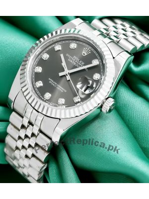 Rolex Datejust Dark Rhodium Grey Dial Watch Price in Pakistan