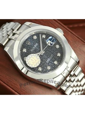 Rolex Datejust Navy Blue Copmuter Dial Watch  Price in Pakistan