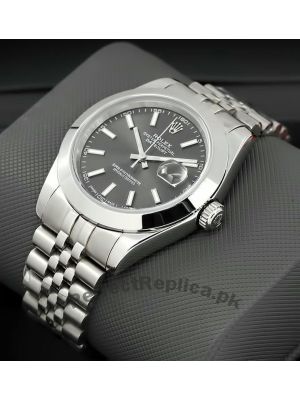 Rolex Datejust Rolesor Dark Rhodium Dial Watch Price in Pakistan