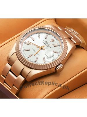 Rolex Datejust Rose Gold Titanium Watch Price in Pakistan