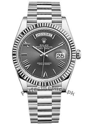 Rolex Day-Date 40 Dark Rhodium Dial Watch Price in Pakistan