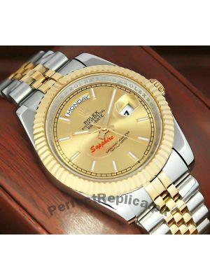 Rolex Day-Date Champagne Gold Dial Two-Tone Watch 2021 Price in Pakistan