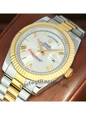 Rolex Day-Date II Two Tone Silver Dial Watch 2021 Price in Pakistan