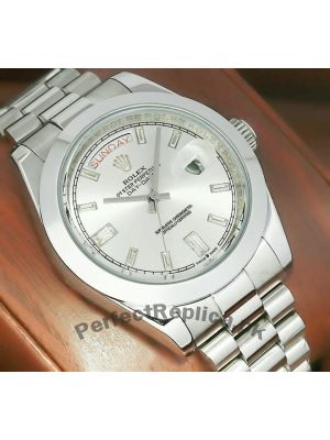 Rolex Day-Date Silver Watch 2021 Price in Pakistan