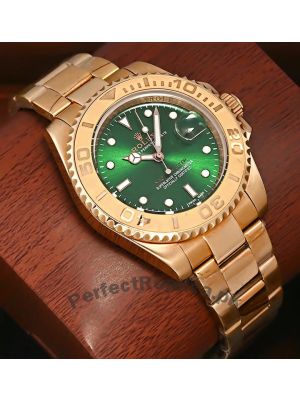 Rolex Yacht-Master Rose Gold Green Dial Watch Price in Pakistan