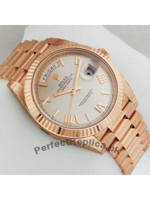 Rolex Day-Date II President Rose Gold Watch Price in Pakistan