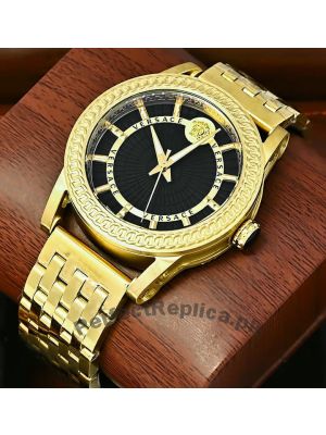Versace Men's Gold Tone Watch Price in Pakistan
