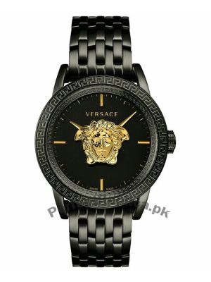 Versace Men's Swiss Palazzo Empire Black Ion-Plated Stainless Steel  Watch Price in Pakistan