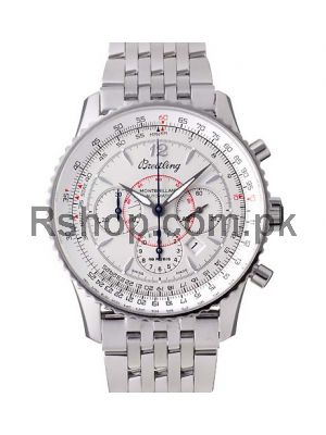 Breitling Montbrillant Chronograph White Dial Watch Price in Pakistan