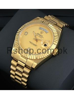 Rolex Day-Date Gold Dial Watch Price in Pakistan
