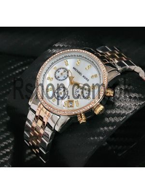Michael Kors Womens Ritz Tri color Chronograph Watch Price in Pakistan