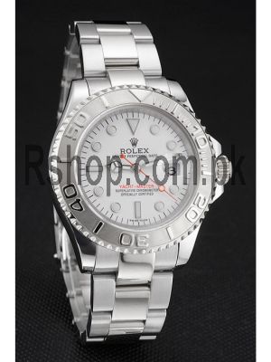 Rolex Yachtmaster White Index Dial Watch Price in Pakistan