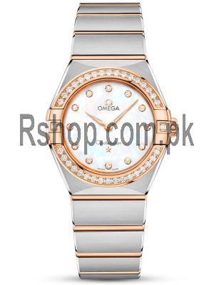 OMEGA Constellation Manhattan Two-Tone Diamond Dial and Bezel Watch Price in Pakistan