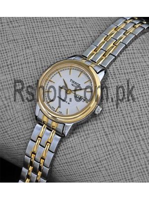 Tissot White Dial Two Tone Stainless Steel Ladies Watch Price in Pakistan