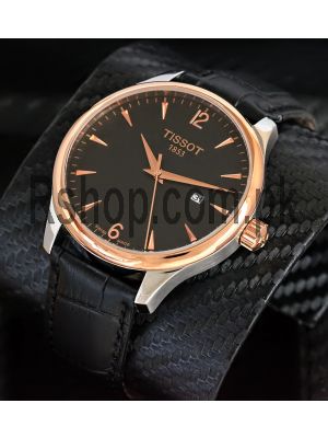 Tissot Tradition Two Tone Black Dial Watch Price in Pakistan
